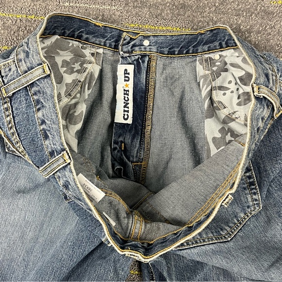 Cinch White Label Men's Relaxed Fit Straight Leg Denim Jeans MB92834003 38x34 - Picture 7 of 15